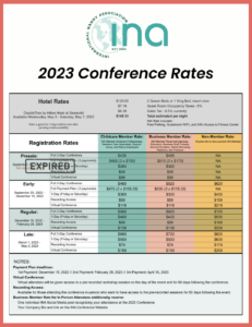 May 4th 7th 2023 2023 Annual INA Conference